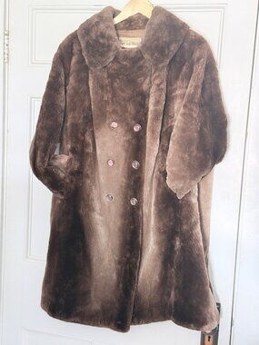 Stunning Genuine Vintage Sheared Beaver Fur Coat